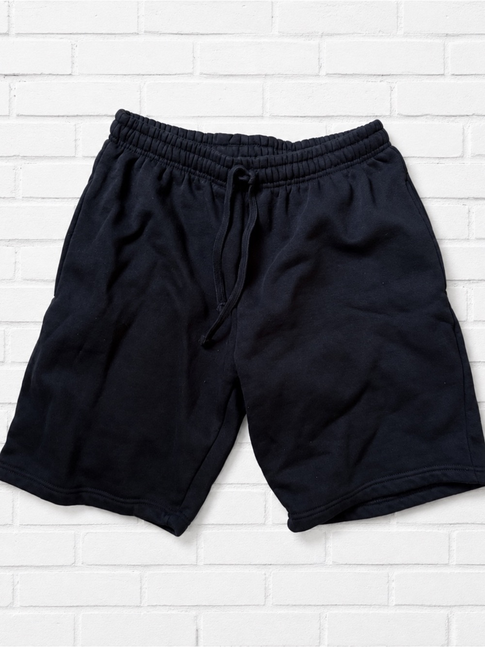BOOHOOMAN Black Athletic Sweats Drawstring Shorts M